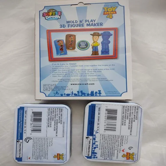 NWT 3 Piece Disney Pixar Toy Story 4 Mold N Play 3D Figure Maker and Puzzles Set - Picture 5 of 7